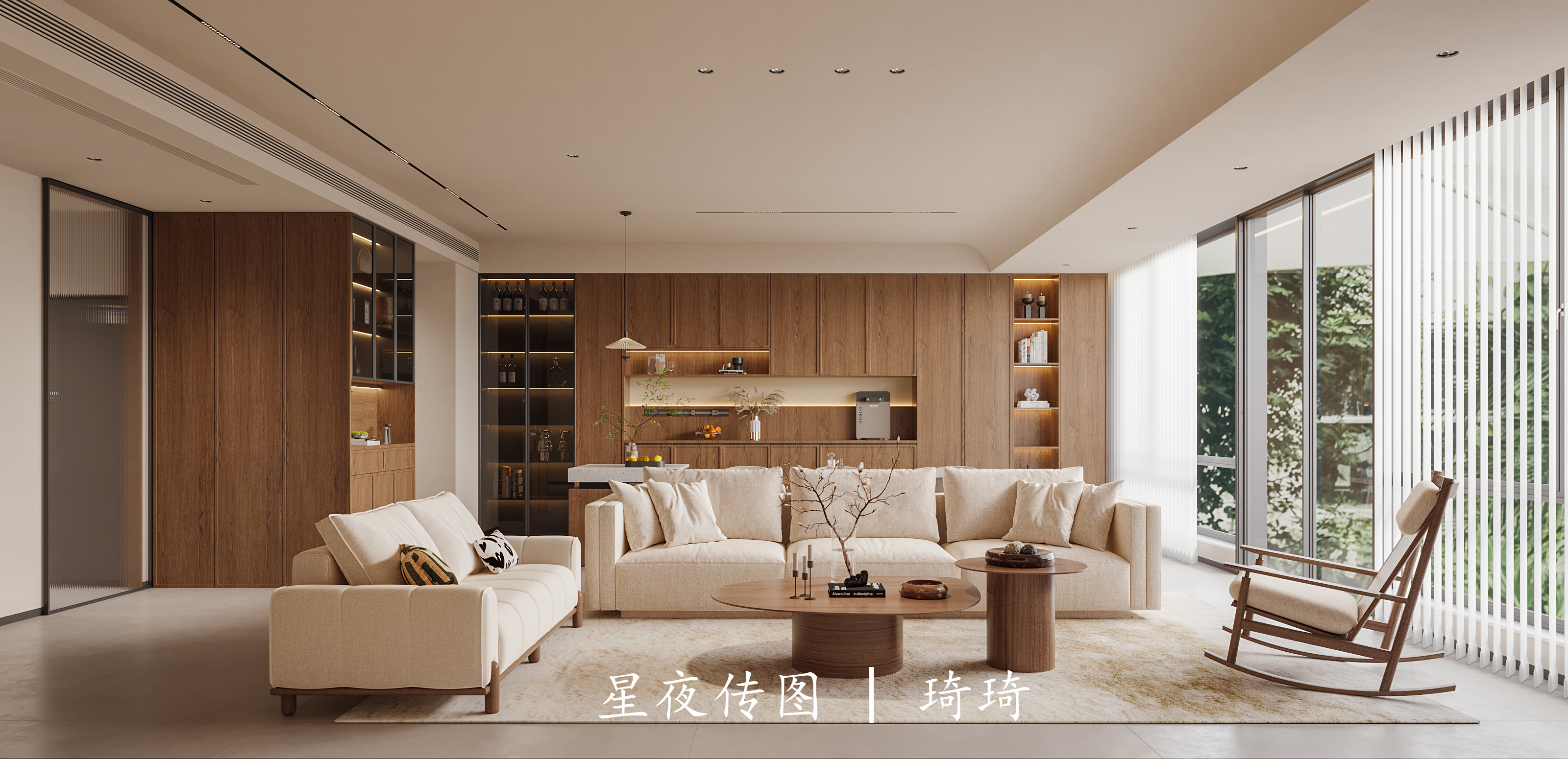 现代原木风 | 自然舒适的家居空间-4