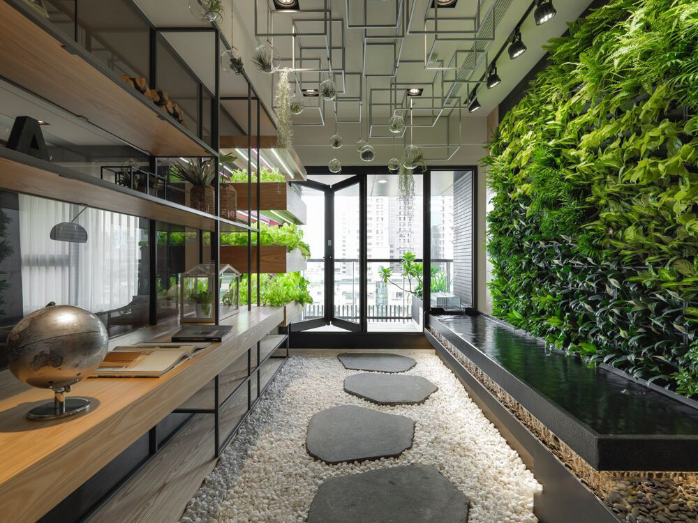 品桢设计绿植墙实品屋——自然与生活的和谐融合-20