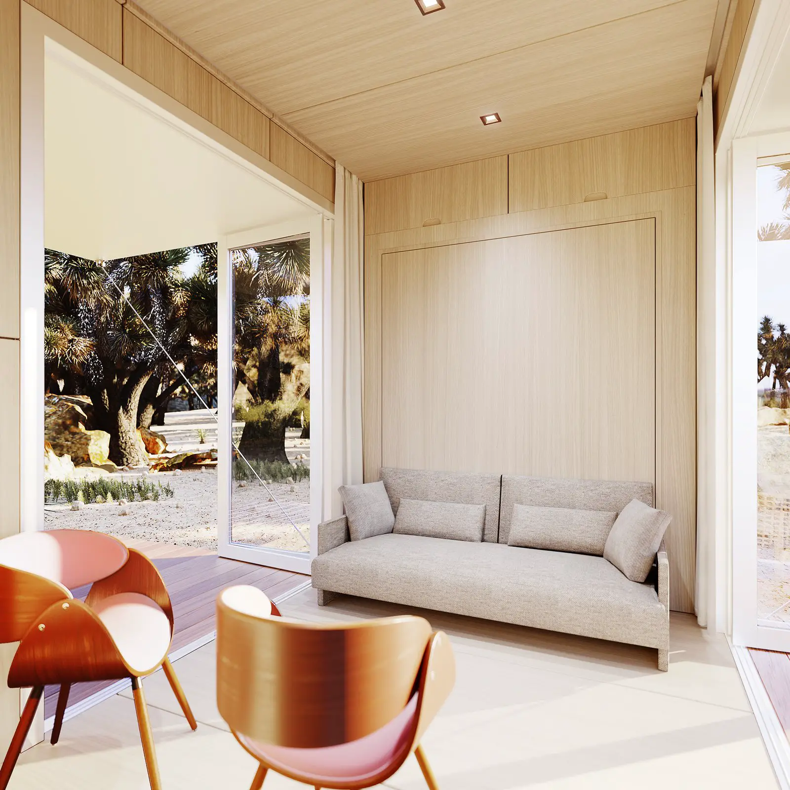 加州大火催生出的防火豪华集装箱屋-2