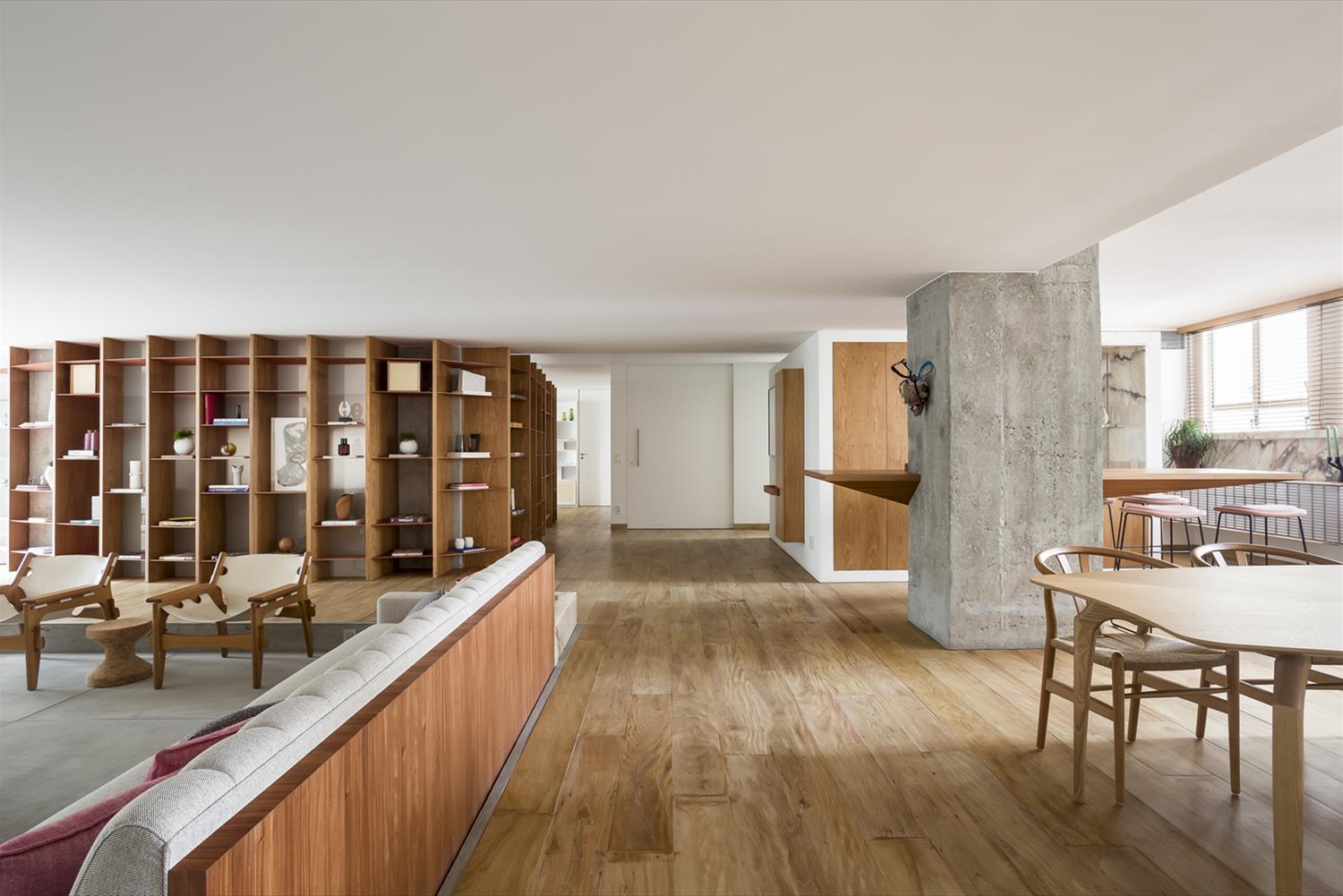 巴西 VLP 公寓 | 木质与石质的完美融合，创新设计引人注目-8