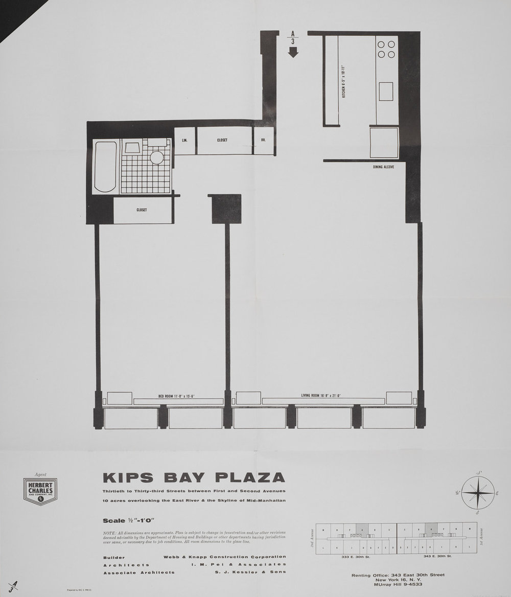 基普湾大厦公寓（Kips Bay Towers）丨美国曼哈顿丨贝聿铭-58