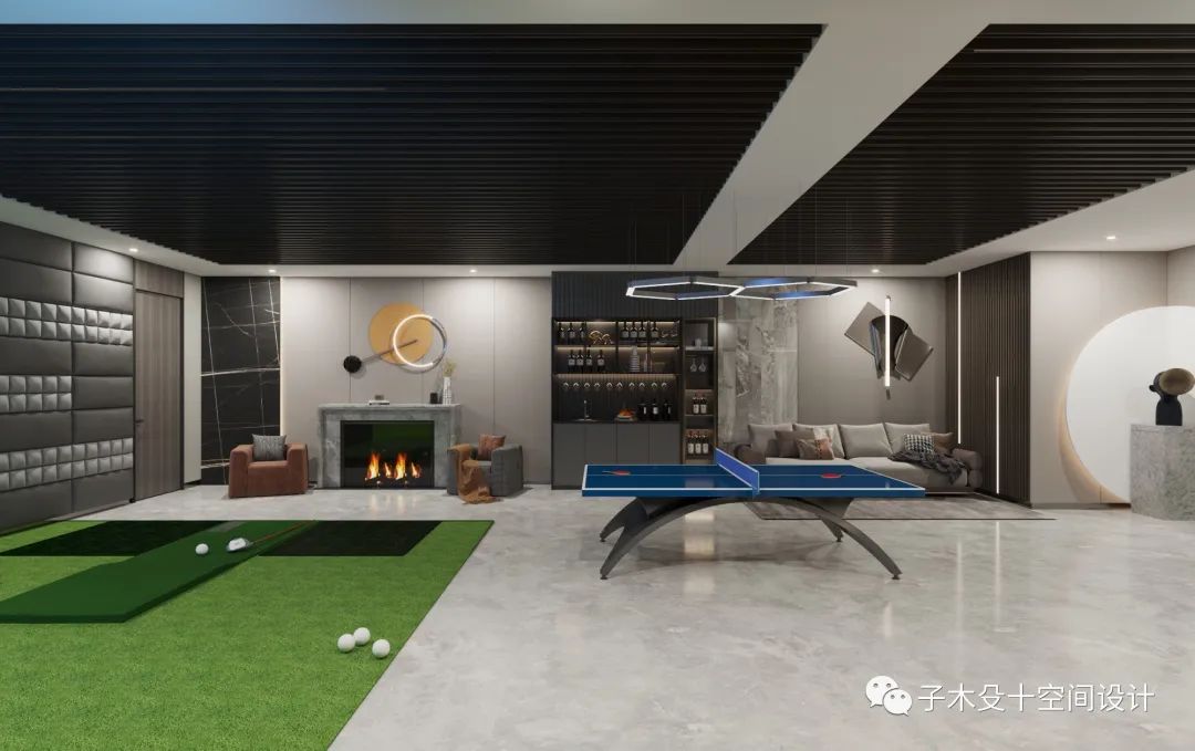 现代轻奢的家居艺术,吉林 1000㎡空间设计解读丨中国吉林丨子木殳十空间设计-40
