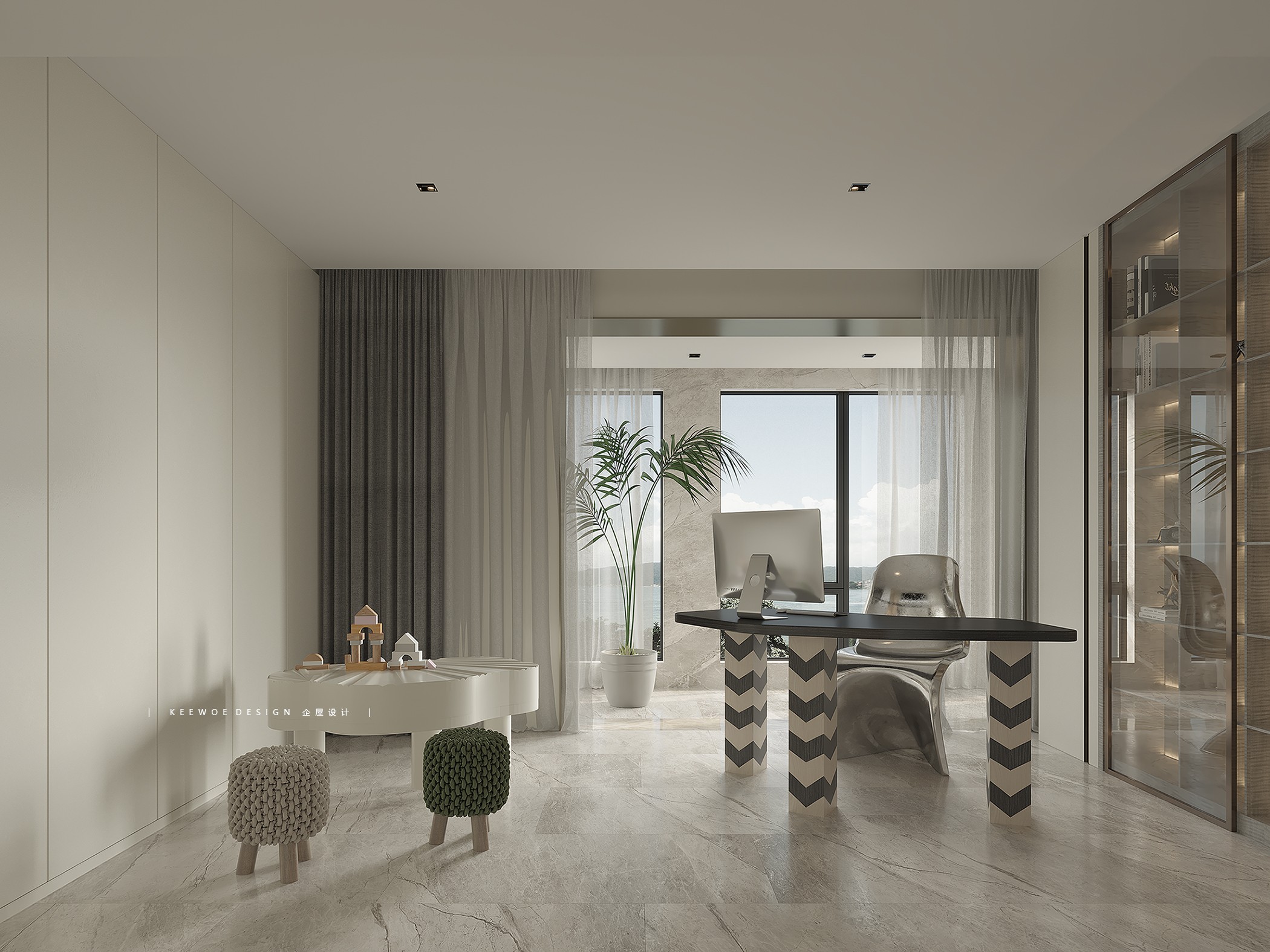 企屋设计效果表现之别墅方案-9