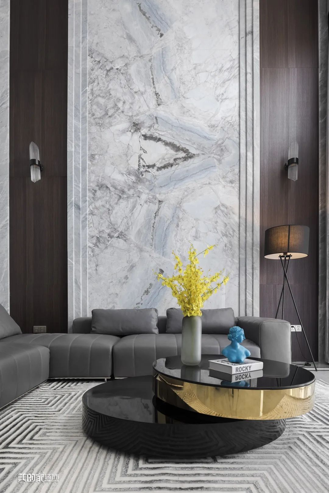 春森彼岸 260㎡现代轻奢风,演绎江景房的舒适与雅致-38