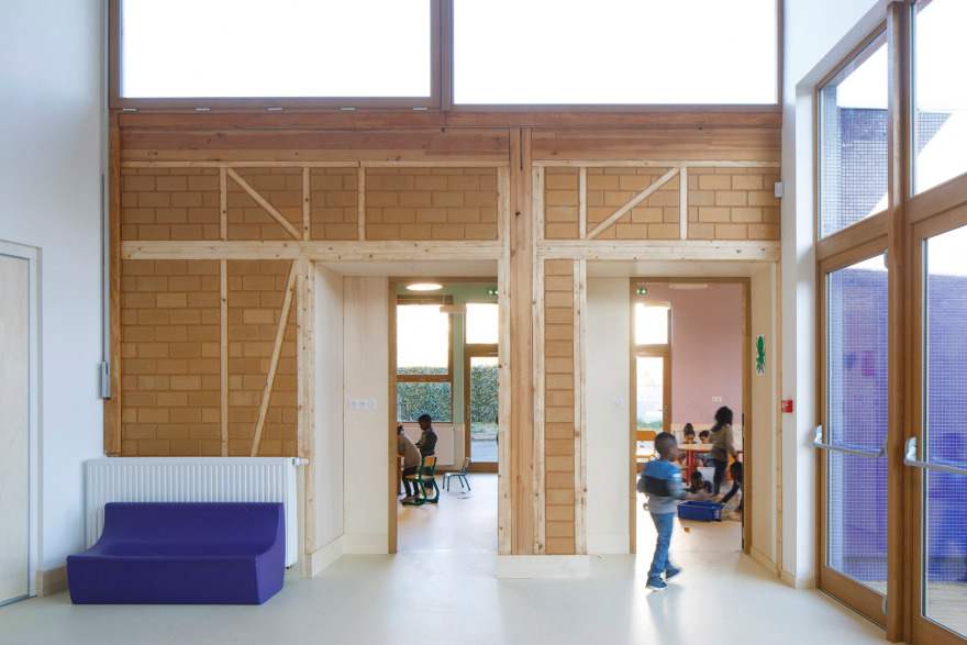 巴黎附近一所小学的翻新项目丨法国丨SOL architecture et urbanisme-53