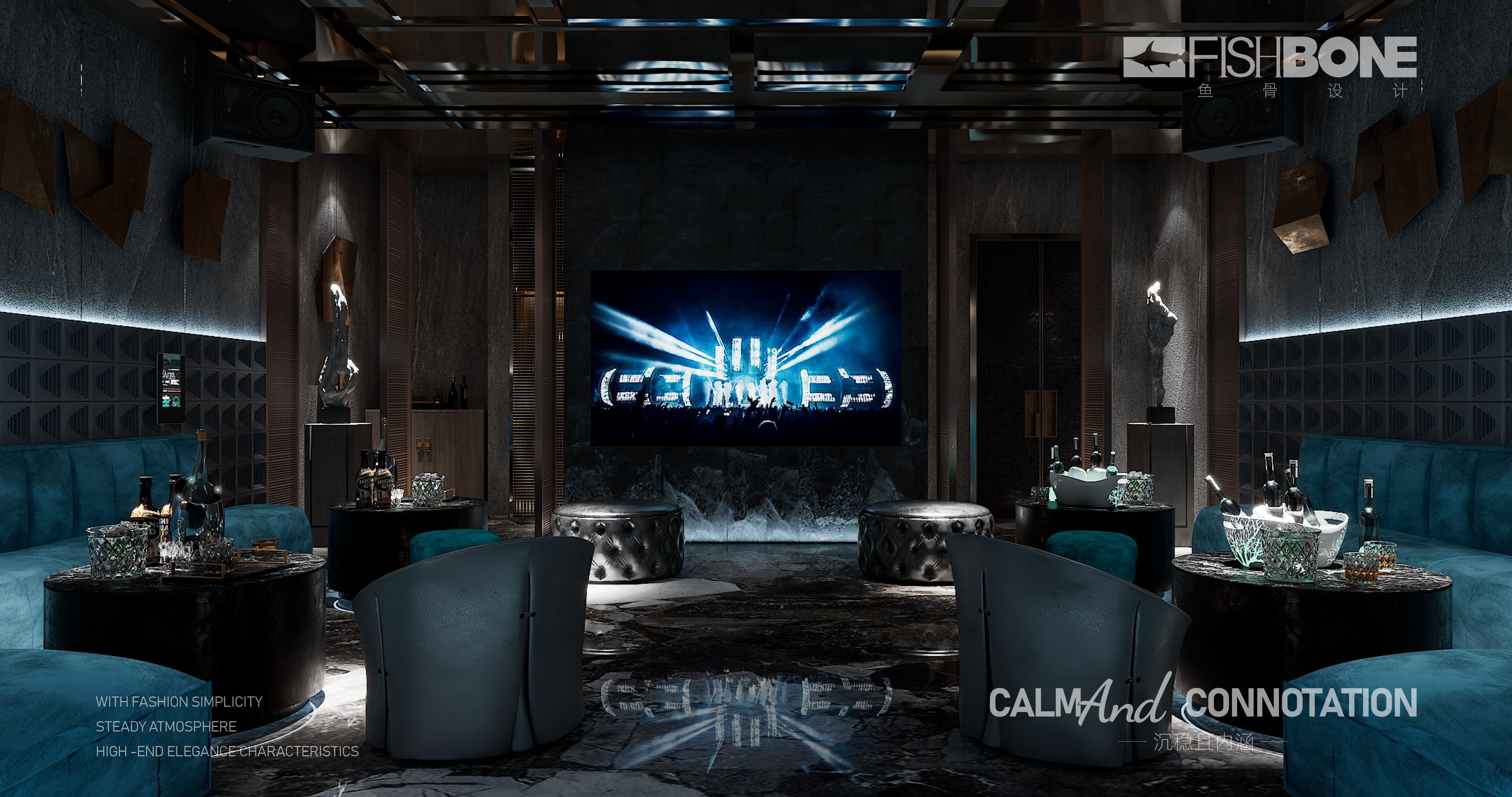 乾靖地产办公楼丨鱼骨设计-24