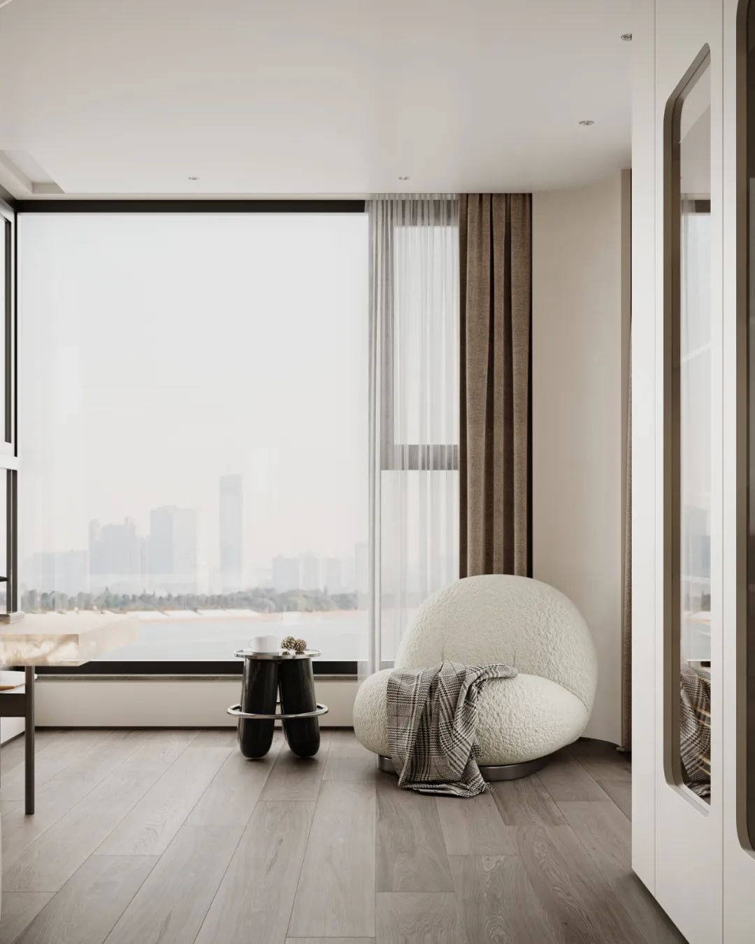 长沙 180m²自然隐奢空间丨中国长沙丨周笙笙全案设计工作室-5