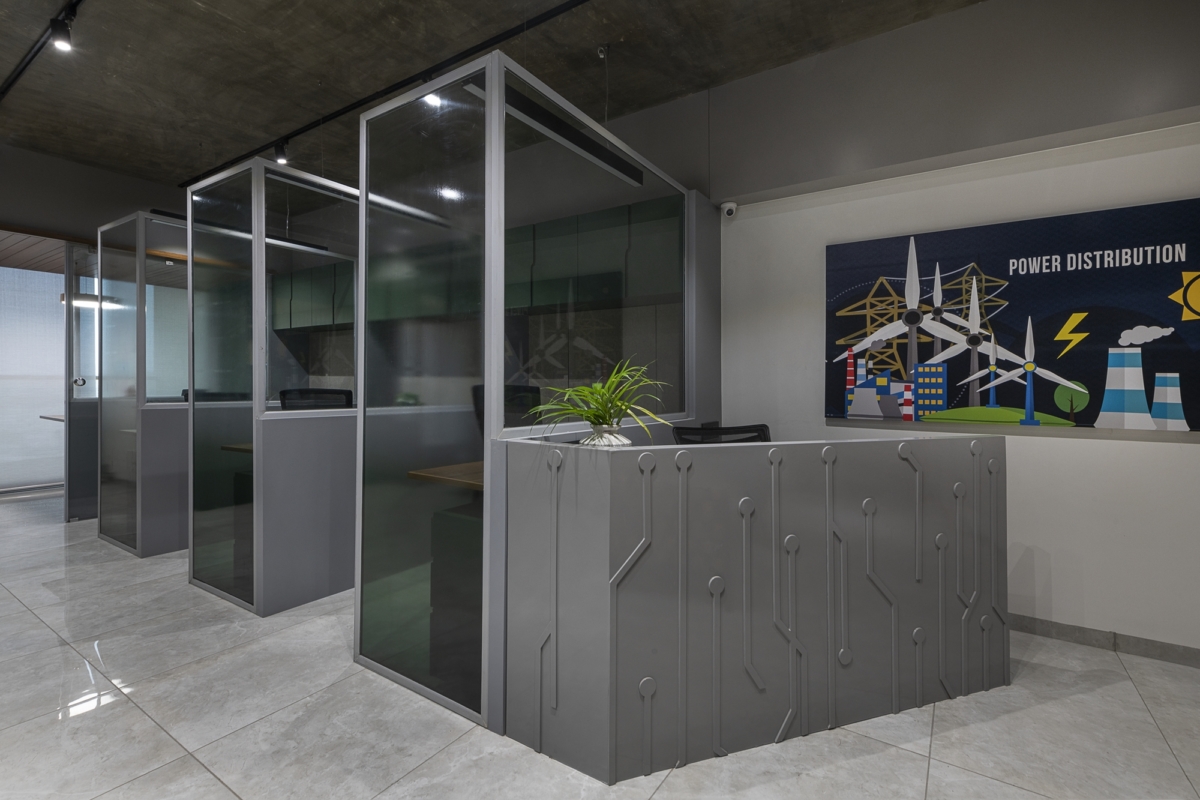 印度 Jitendra 电气公司办公室设计丨Squelette Design-11