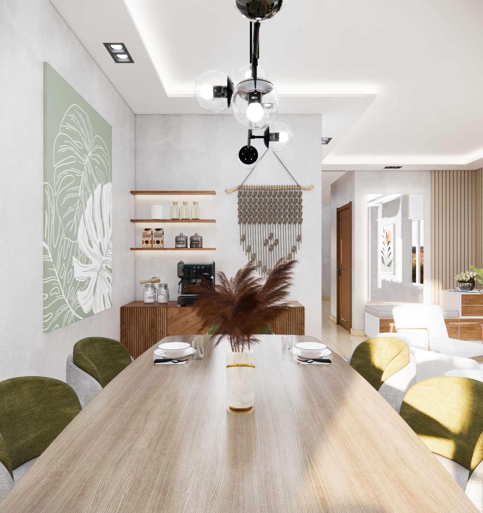 B O H O DINNING 餐厅设计-5