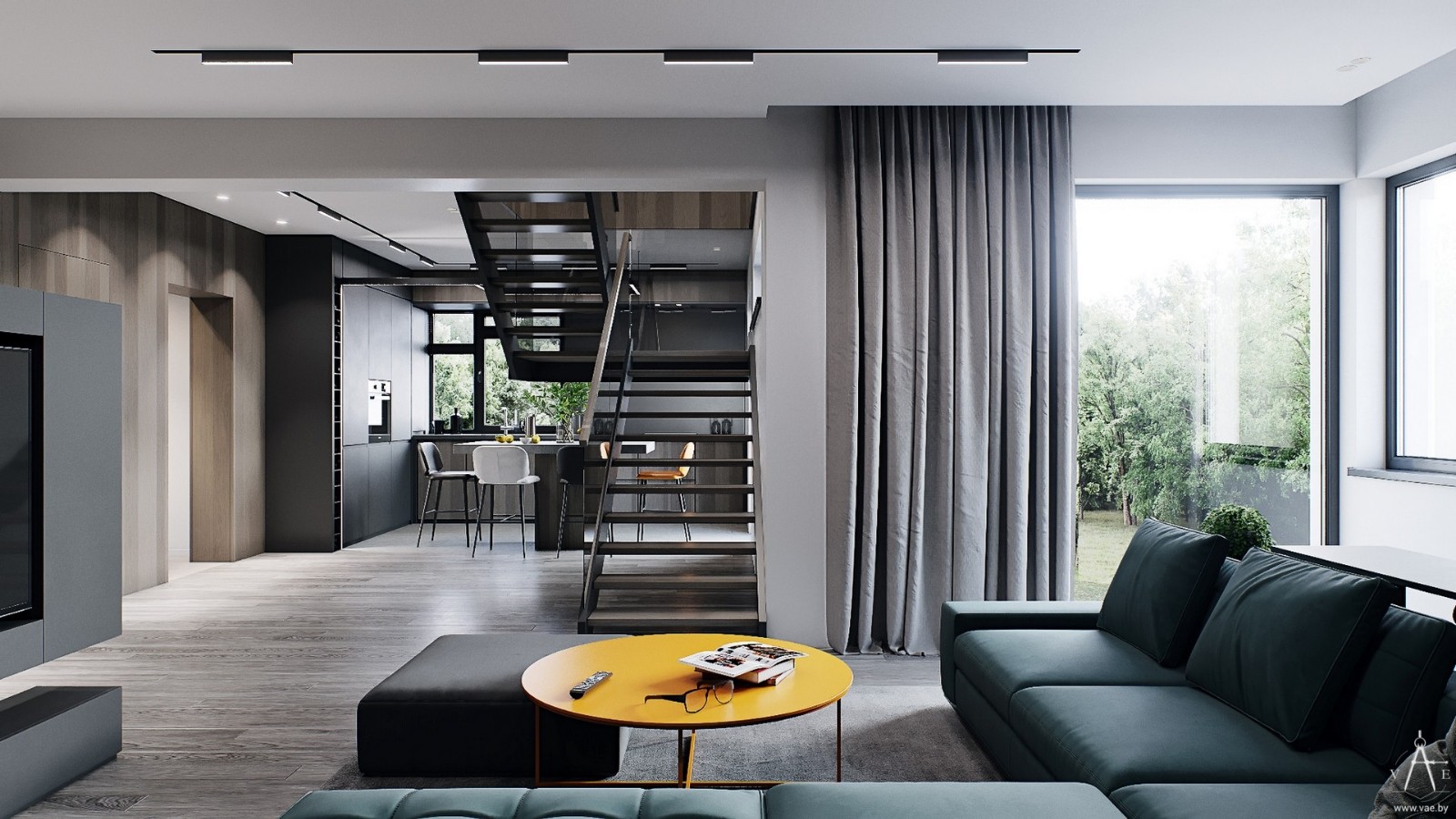 240㎡白俄罗斯现代风独立住宅  VAE设计-1