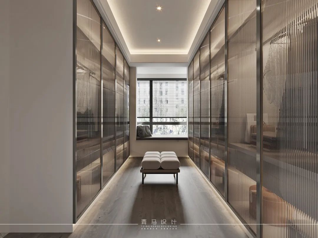 锦园新世纪平层现代简约空间设计丨青马别墅空间设计-53