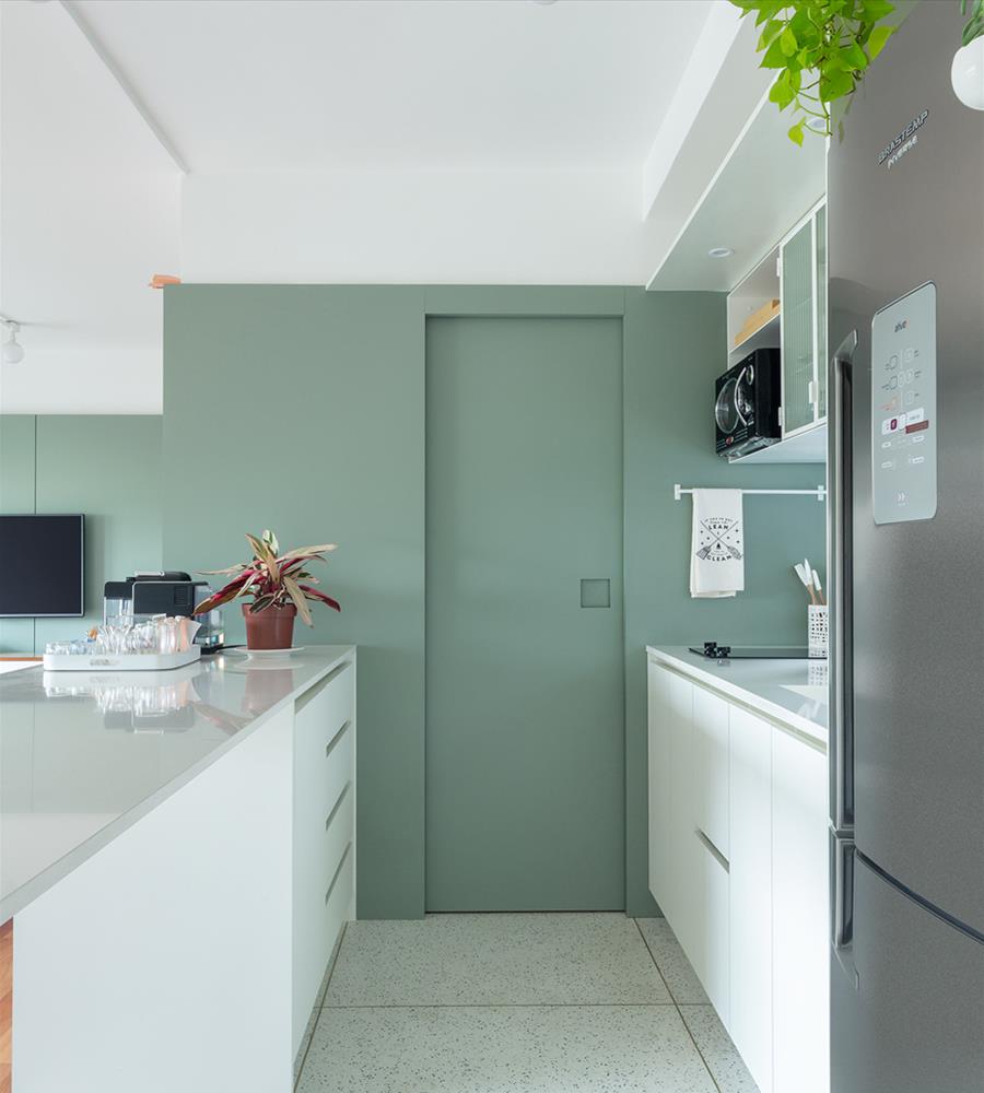 巴西 SP 公寓 | 清新木质设计,打造舒适居住空间-5