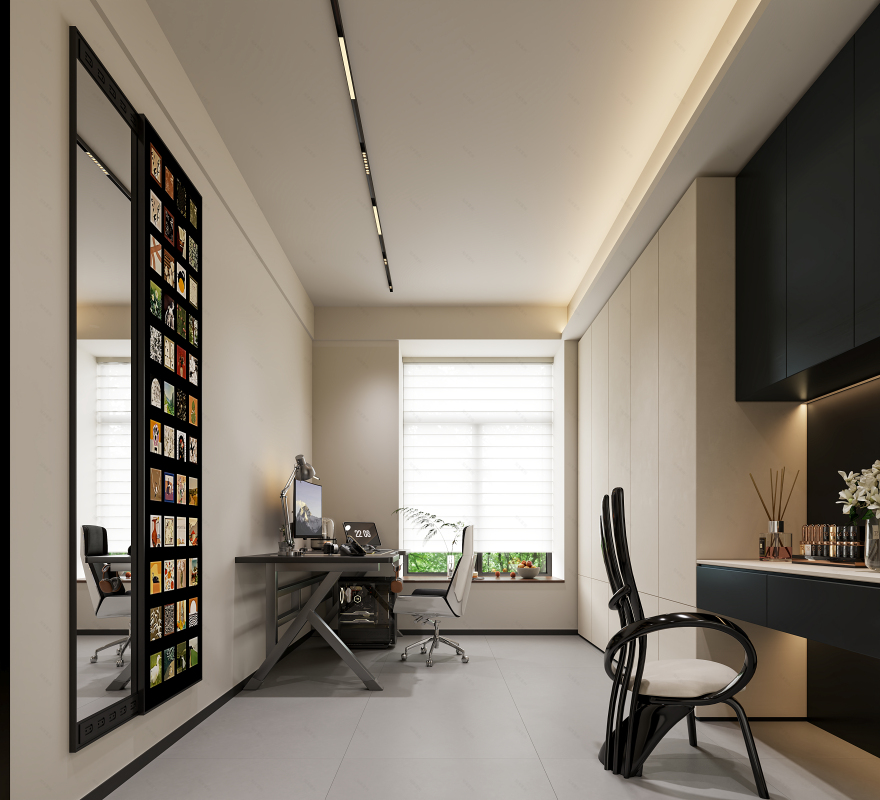 现代极简:以中性色为基底,融入自然柔和的暖色调-6