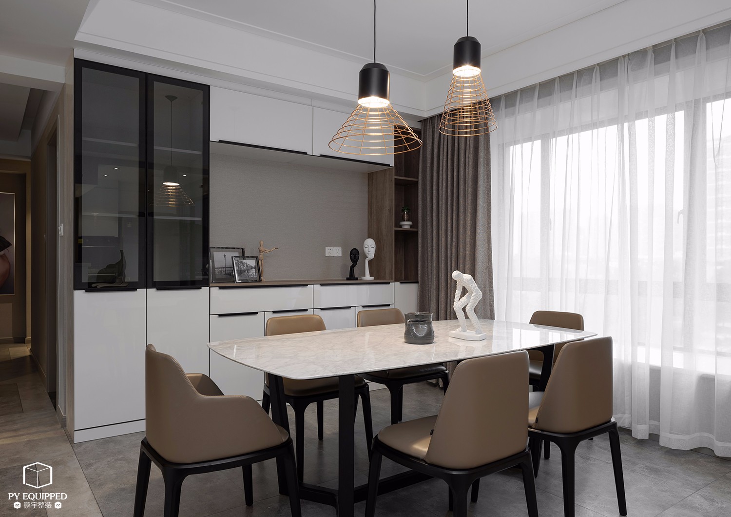 平行世界——180㎡现代港式住宅  鹏宇设计-11