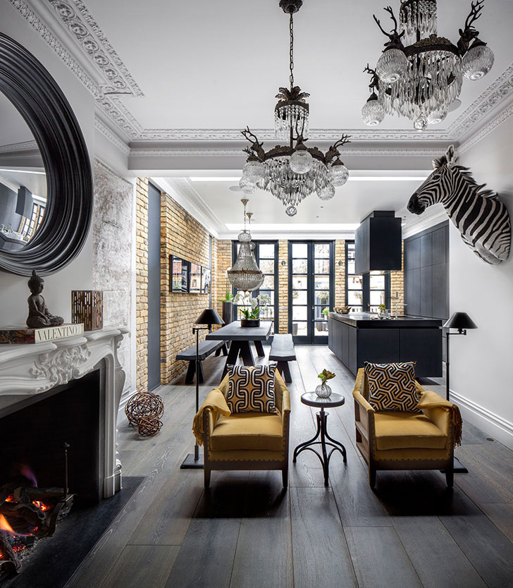 伦敦现代砖墙小屋，英伦风情与潮流元素的完美融合-4