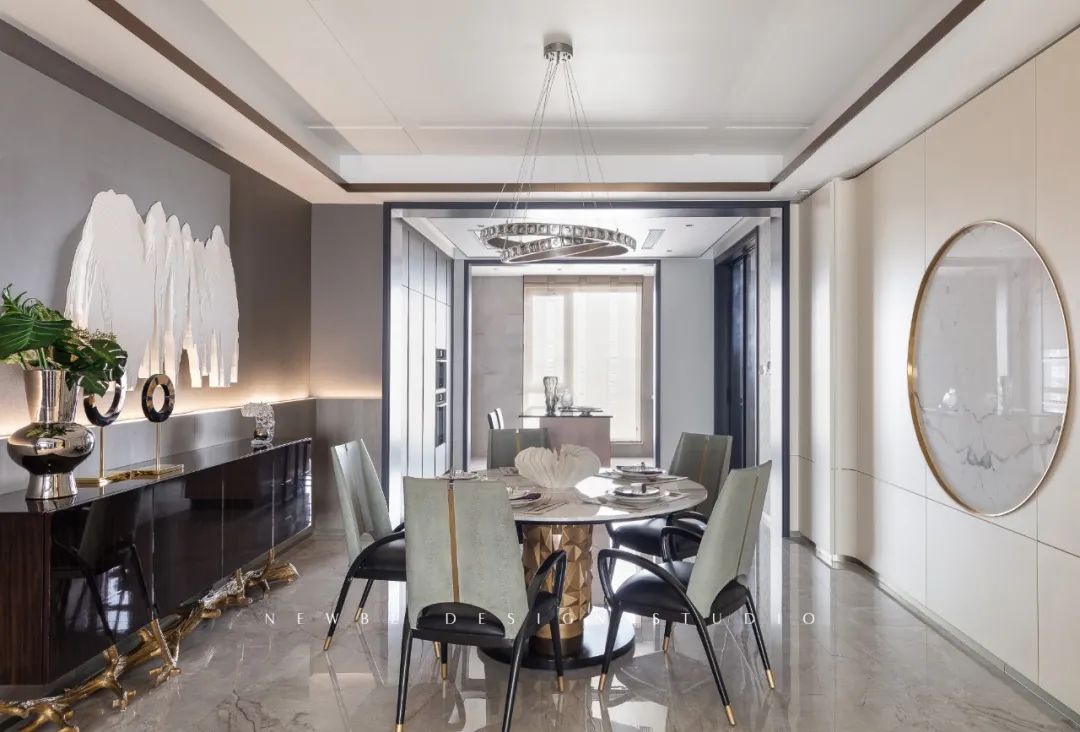 未来浪漫叙事 · 275m²轻奢混搭婚房设计丨刘丹萍,张一茜-33