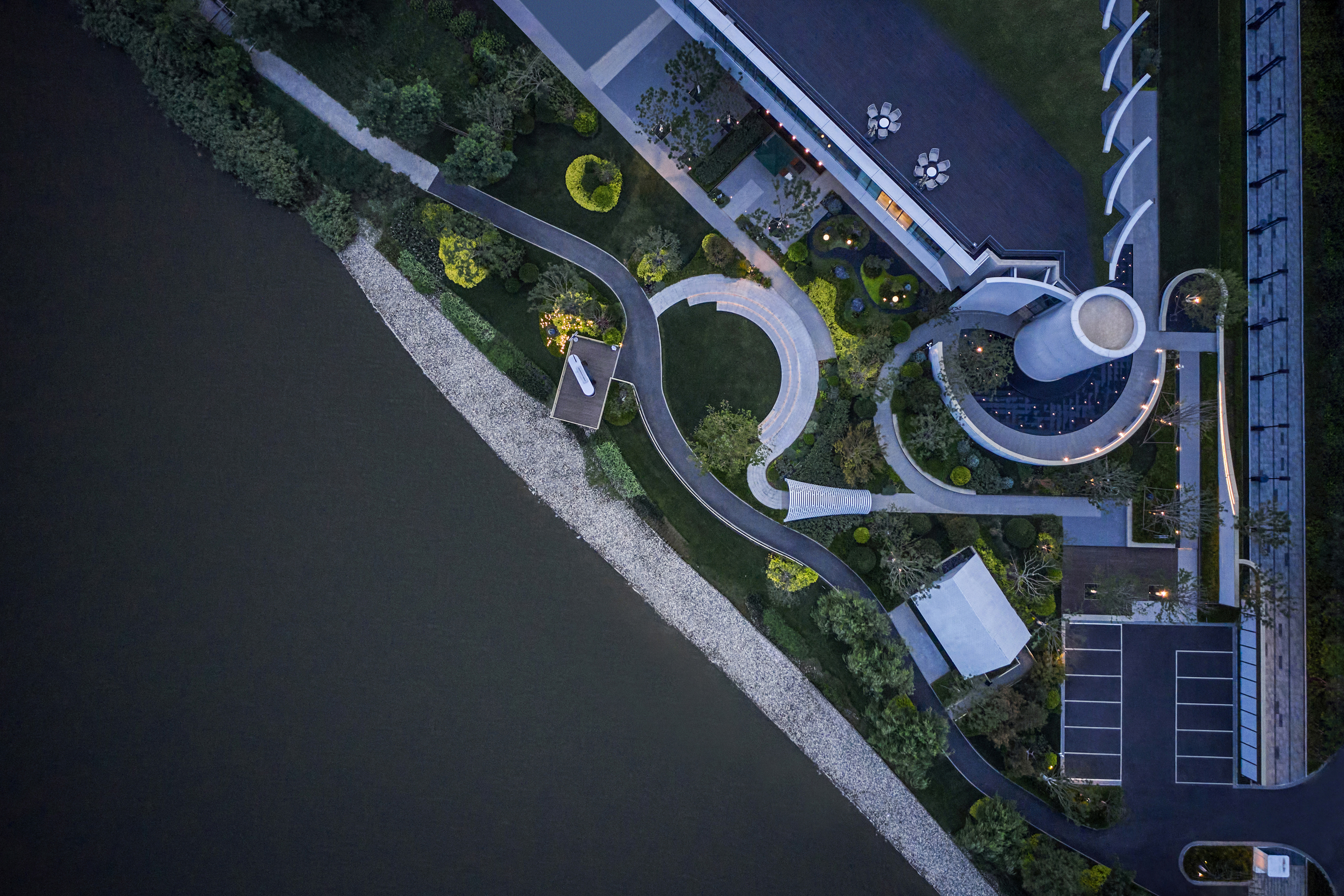 天津中新澜湖庭丨中国天津丨硬装设计为引擎联合设计,建筑设计为方标世纪建筑设计,景观设计为现工设计-27