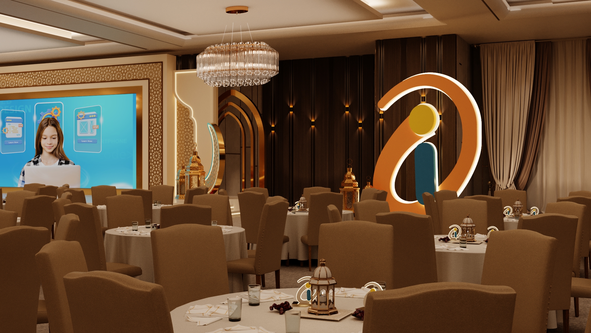 伊学校开斋晚宴活动丨Elham Emad,Habiba Nashaat-29