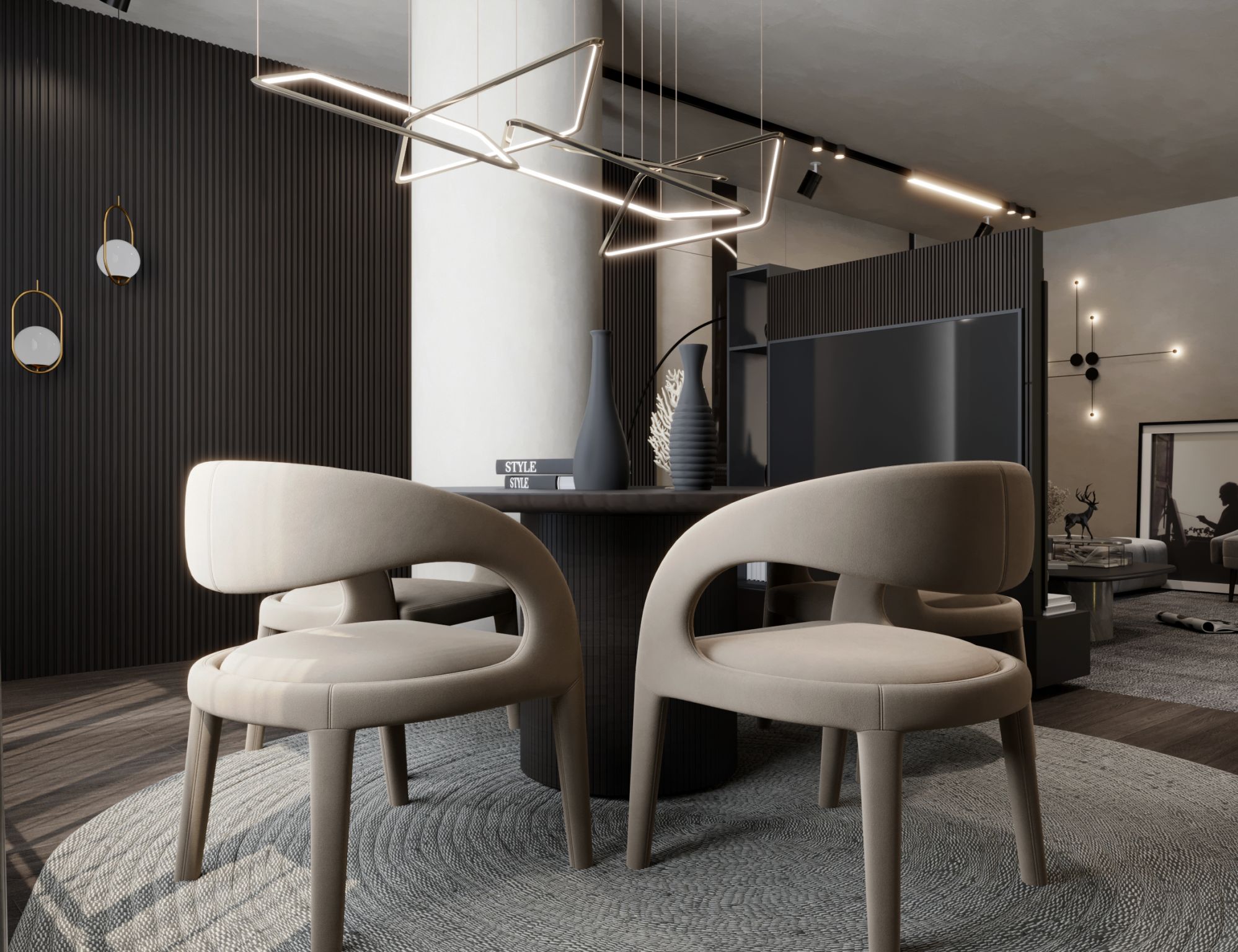 Reception & kitchen . hotel project-1