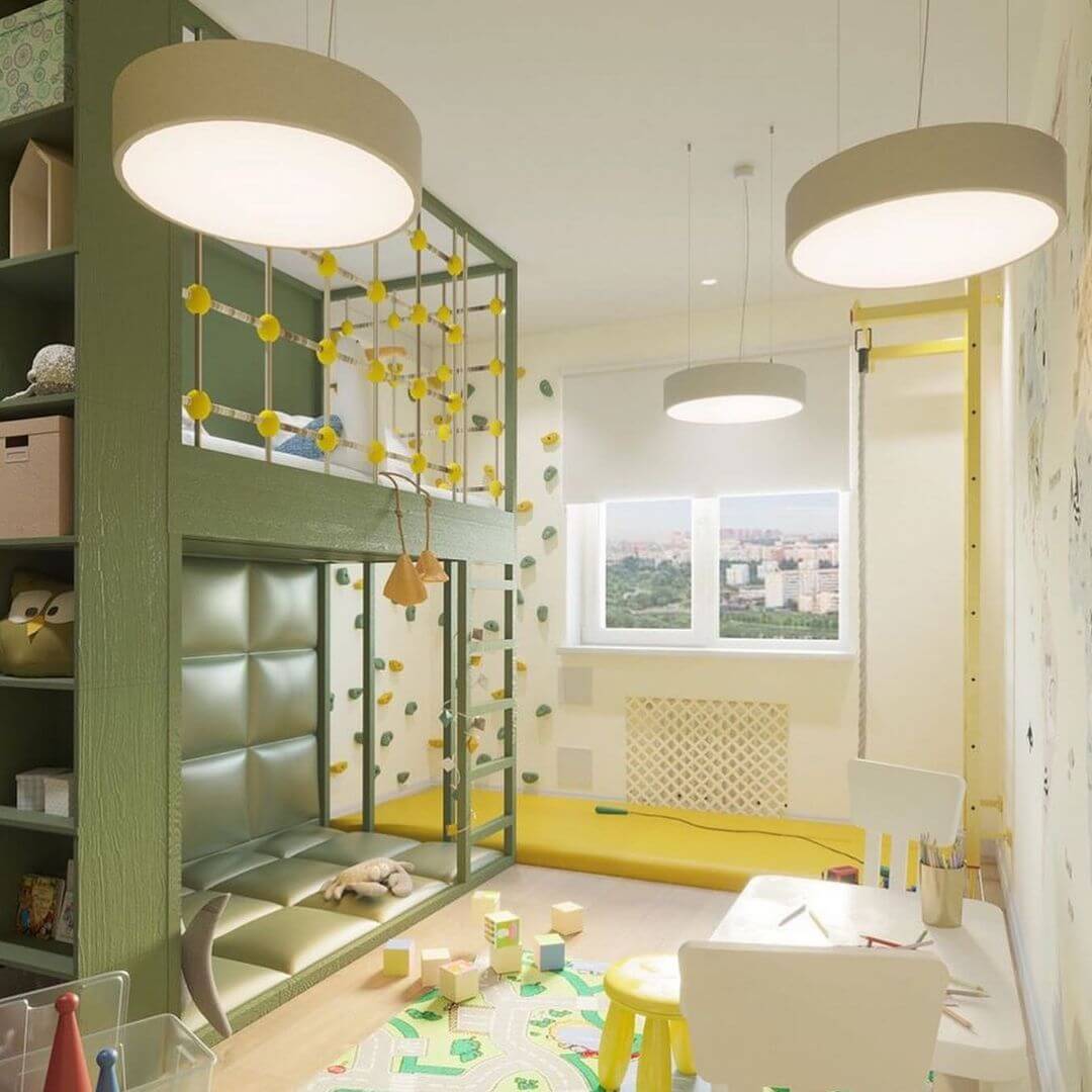 ≡ ➤ Подборка спортивно-игровых комплексов в детской комнате ⋆ Фабрика мебели «Mamka™» ᐈ Эксперт детского пространства-9