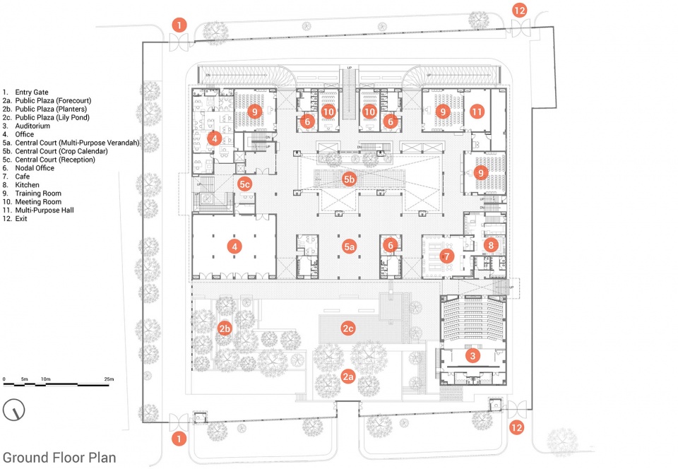 Krushi Bhawan行政中心丨印度布巴内斯瓦尔丨Studio Lotus-69