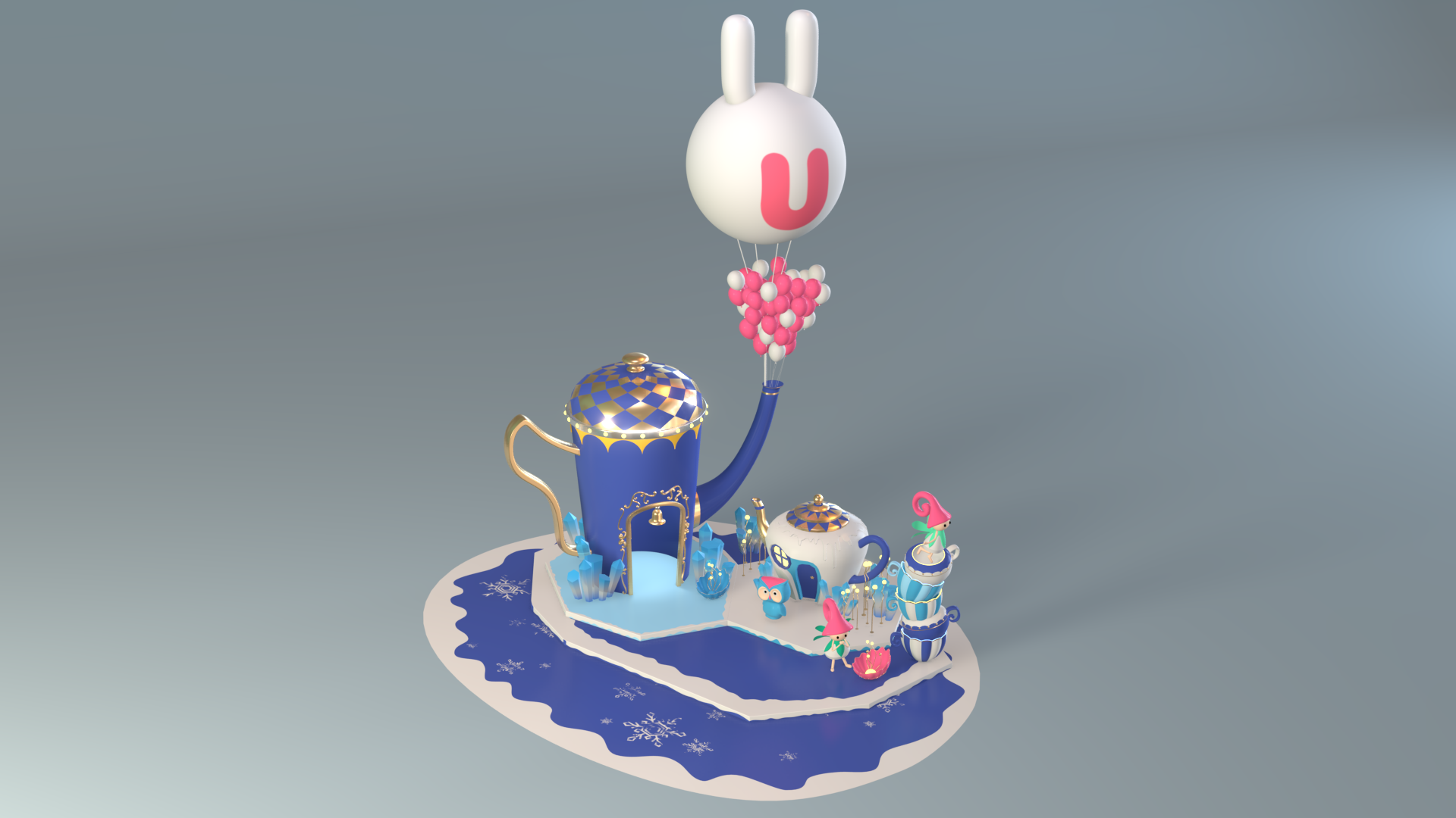 U城天街欢乐季 幻境奇遇记（2019圣诞美陈）-2