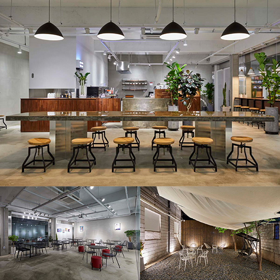 现代简约风 50 平咖啡厅&工作室&画廊设计-1