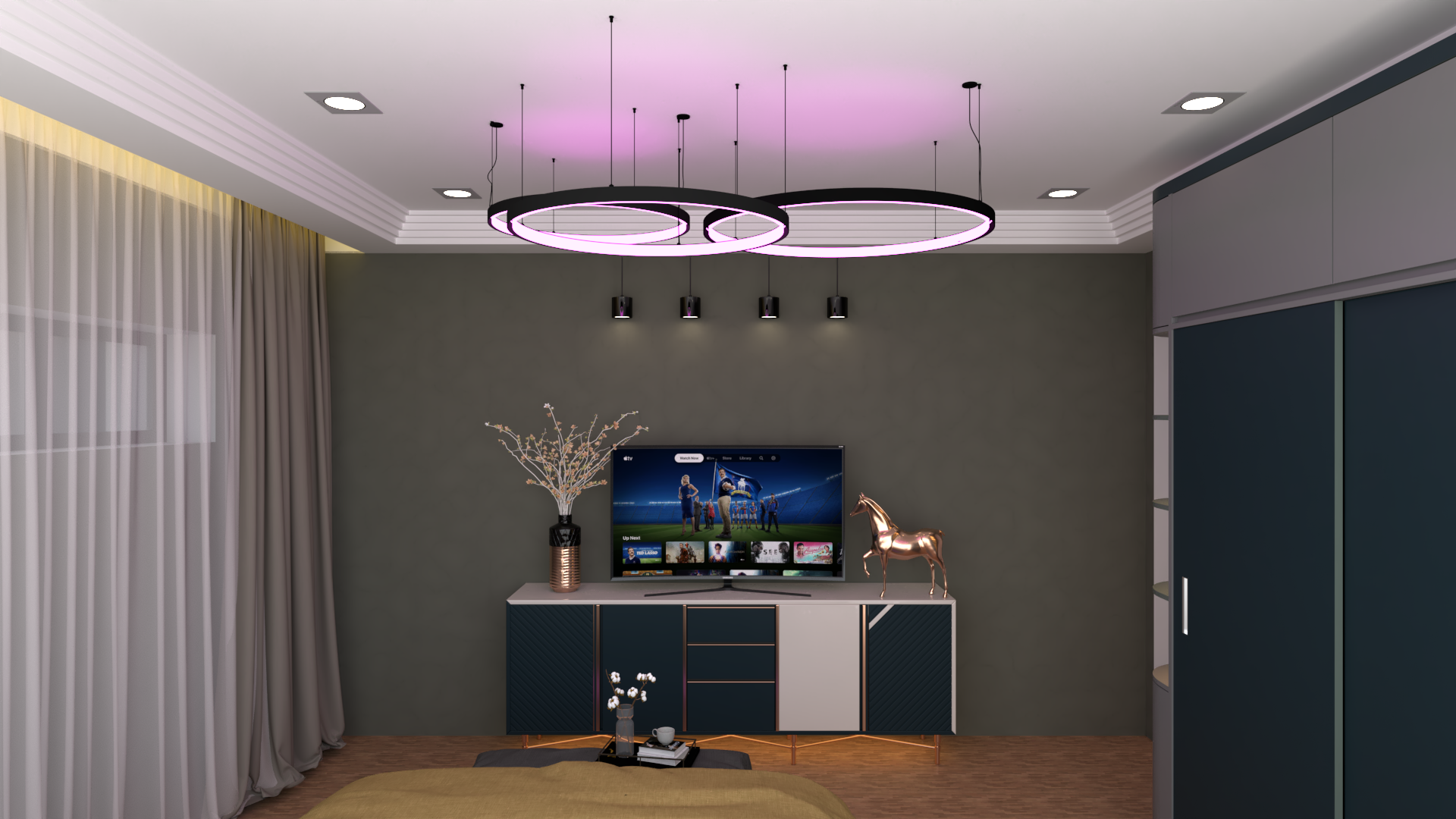 Interior Design_Bed RooM with 3d Render-2