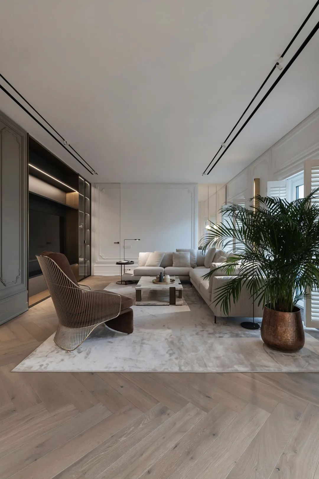 450㎡轻奢质感别墅丨YODEZEEN Architects-54