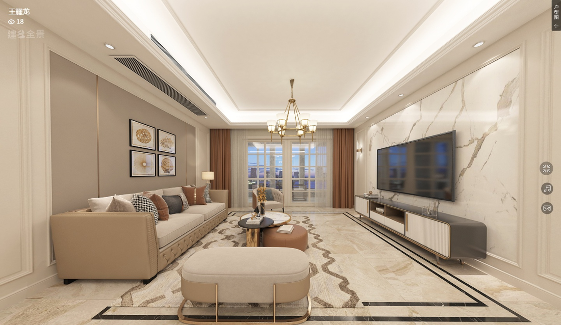 
欧风花园180平 -1