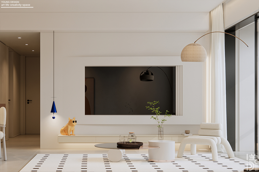 奶油风独居设计丨深圳漾空间设计有限公司-13