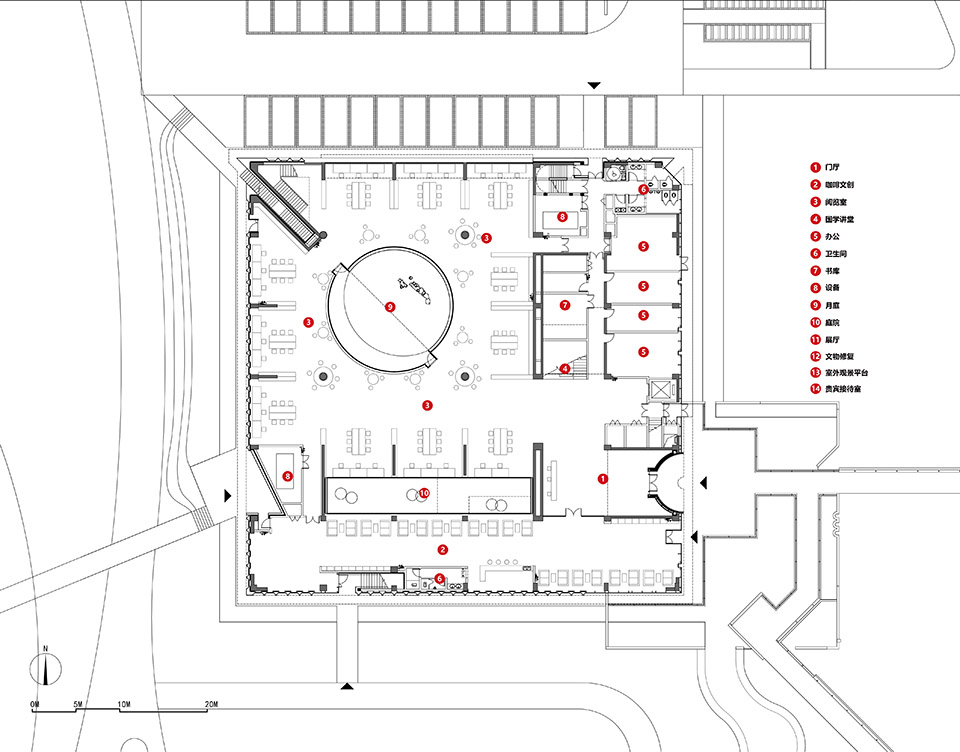 台儿庄区图书馆丨中国枣庄丨同圆设计集团股份有限公司-74