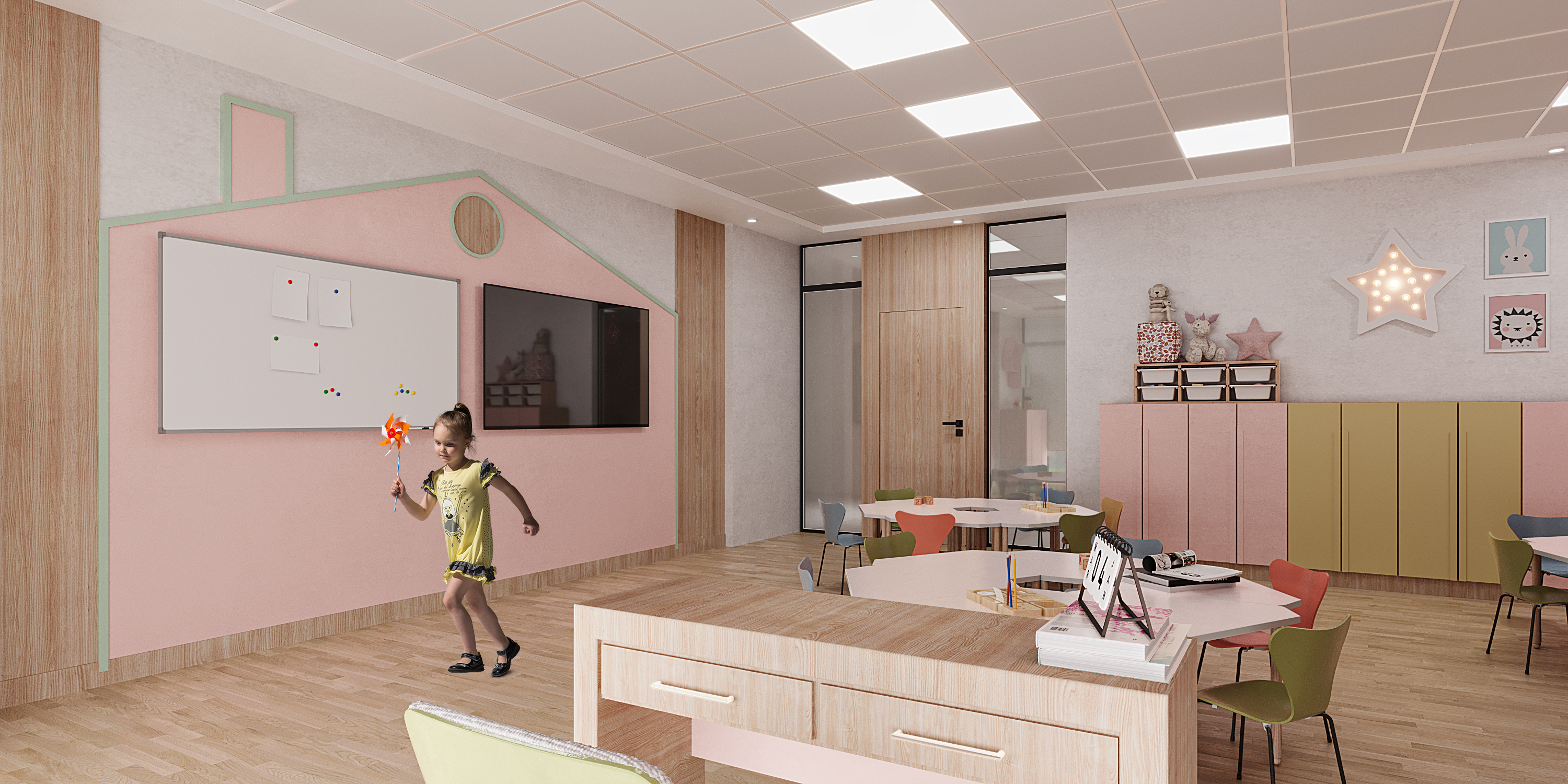 现代小学 学校室内设计丨沙特阿拉伯-15