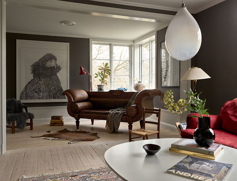 瑞典乡村小屋 | 塔楼与屋顶露台完美融合-17