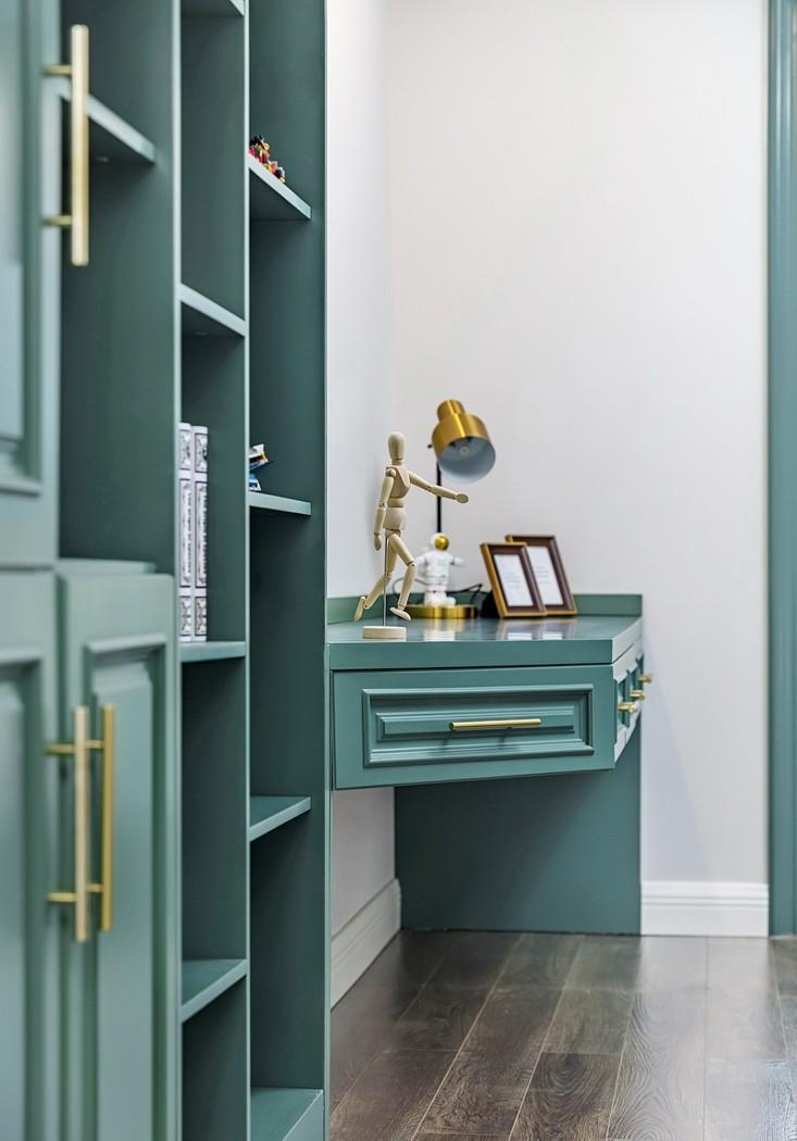 云端点墨设计丨公寓丨鎏砂 - 美式混搭风格餐厅与卧室设计-30