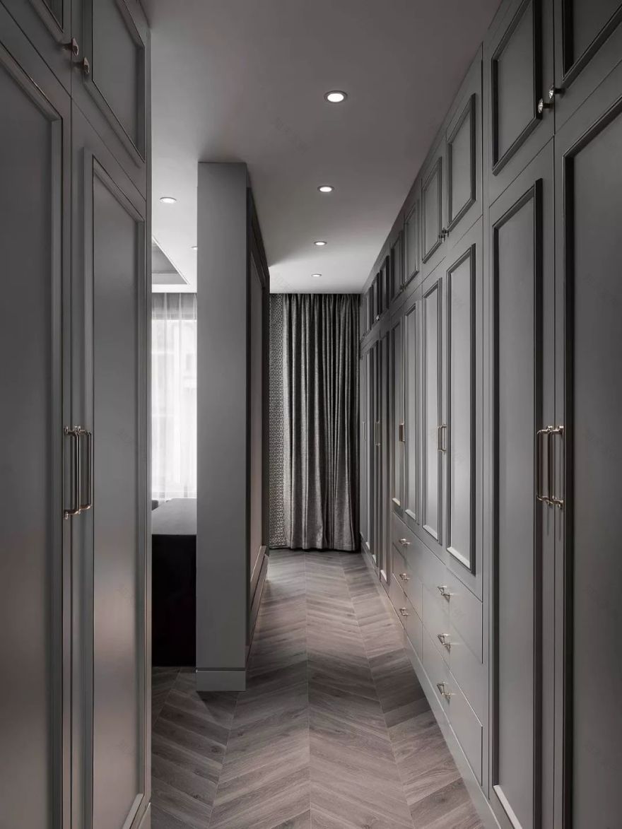 法式轻奢叠拼别墅,中性色的高级格调!-36