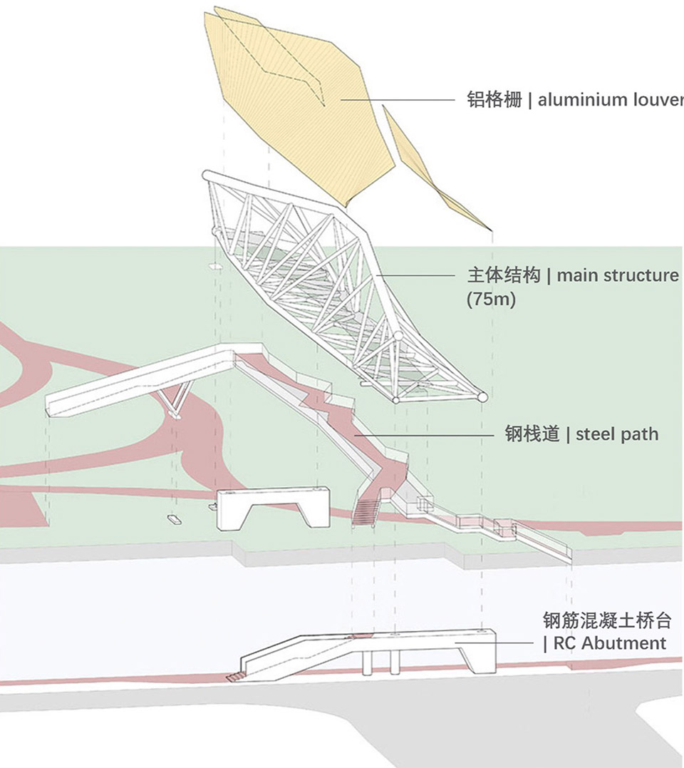 百穗桥·青浦南箐园北侧人行桥丨中国上海丨致正建筑工作室+博风建筑-47