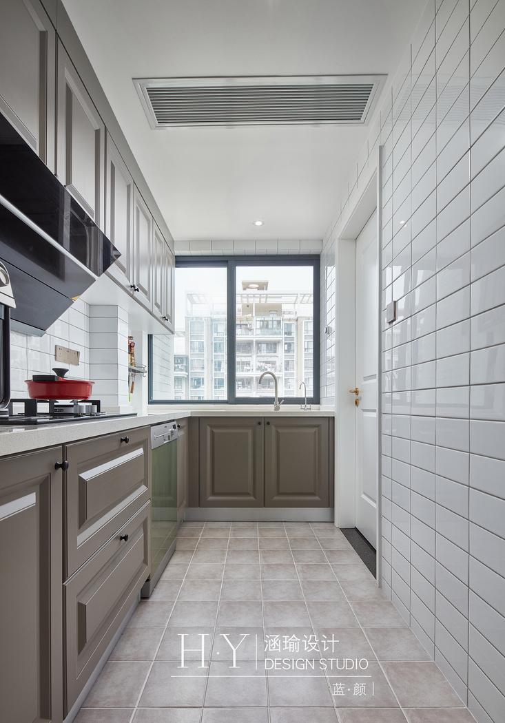 涵瑜设计丨平层书香独韵,盛世蓝颜-22