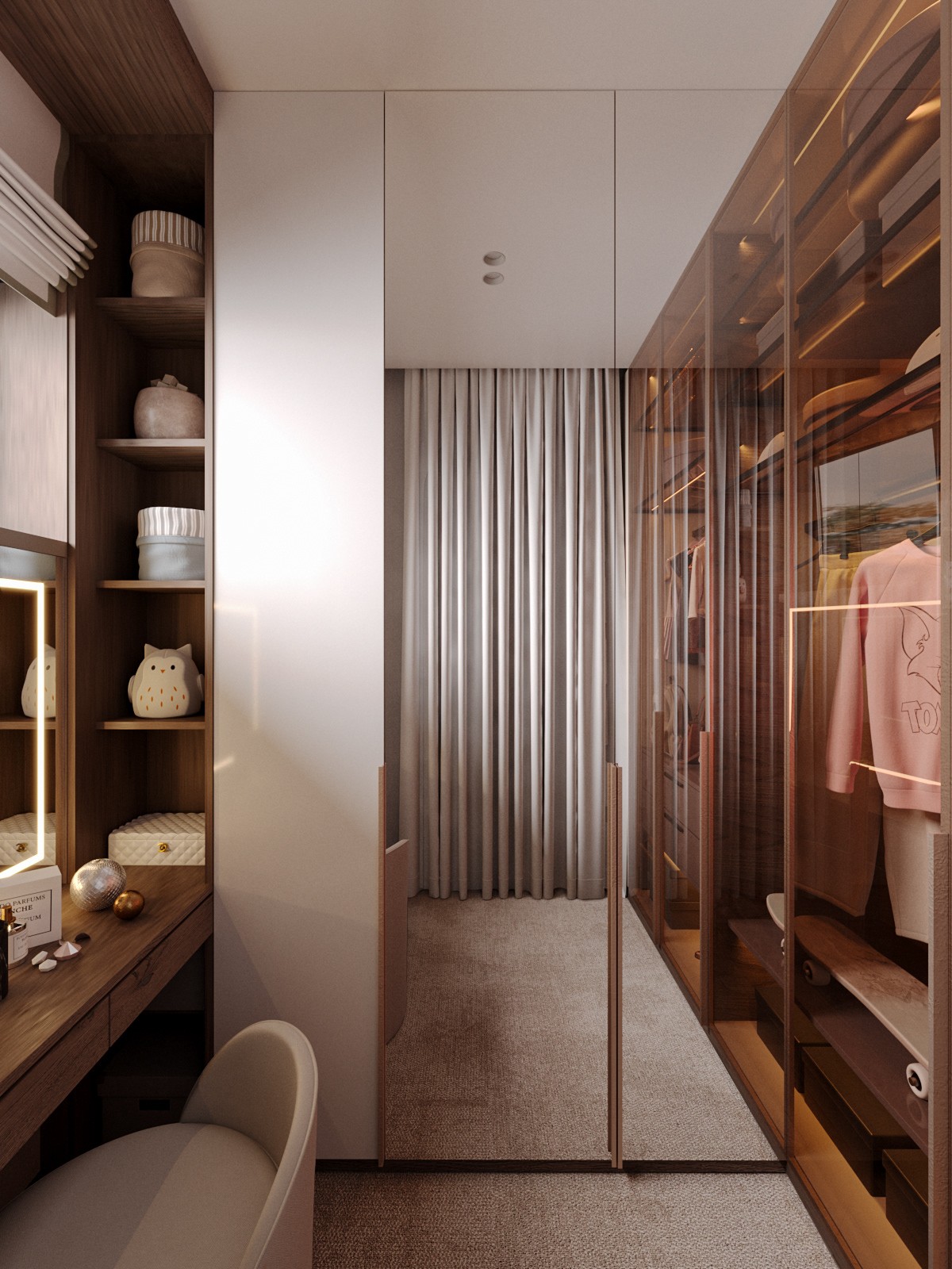 黑棕复古配色空间设计-75