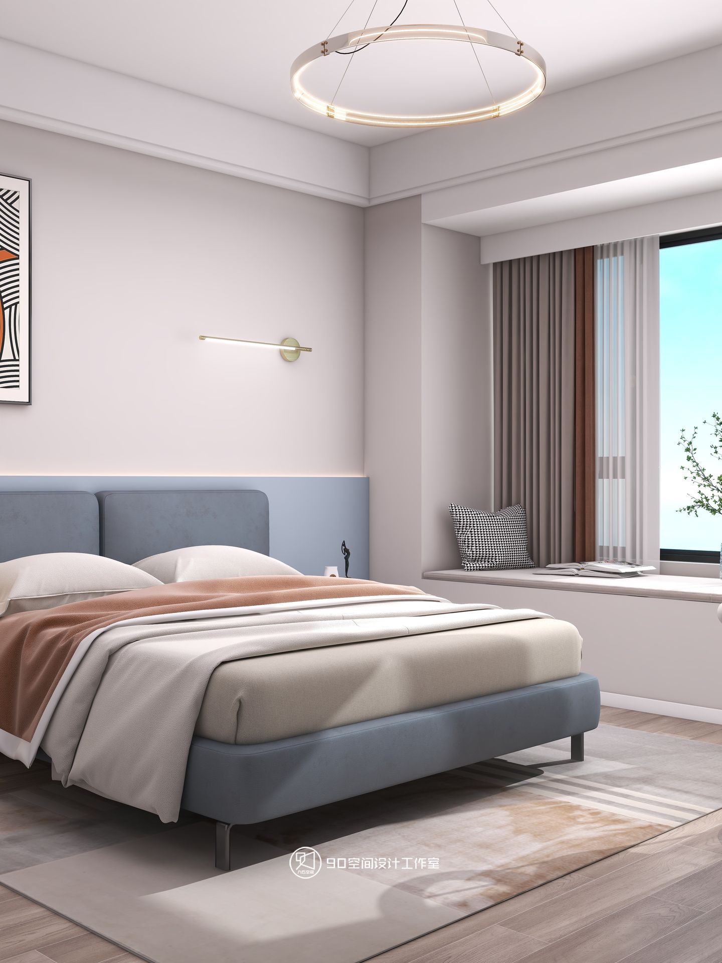 135㎡现代简约开放式餐厨设计-27