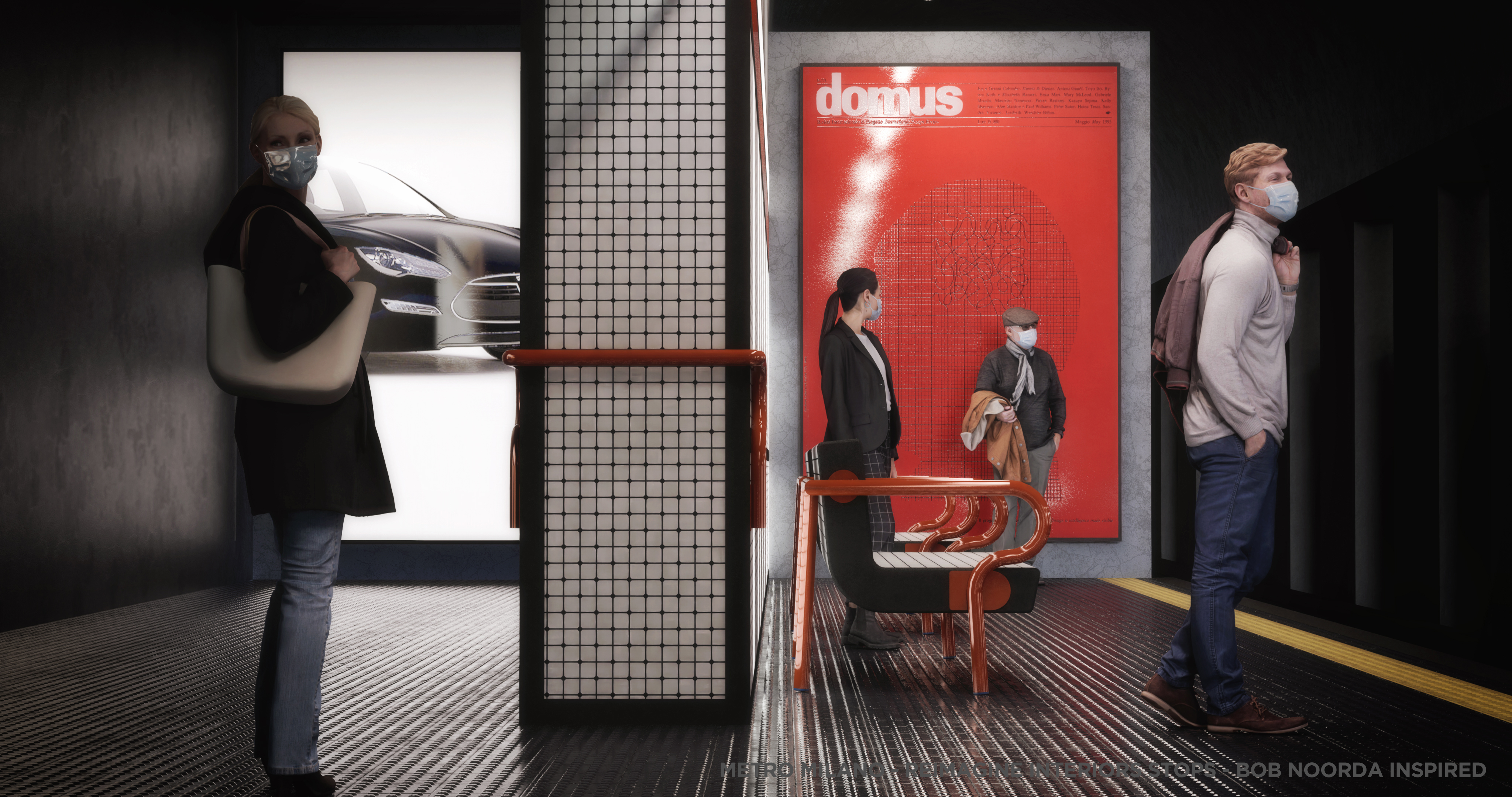 Milano metro - reimagine the stops - Bob Noorda-6