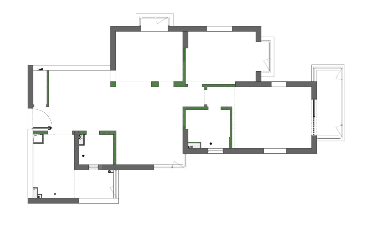 拆客卫变餐厨一体收纳,主卫一变二,新家舒服+适用为大-52