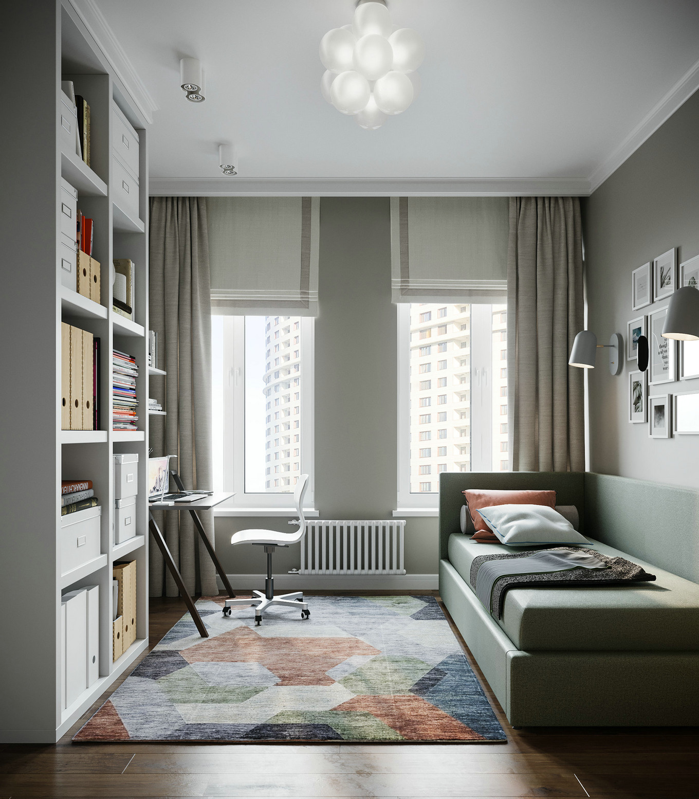 现代美式家居设计，温馨优雅的华丽融合-24