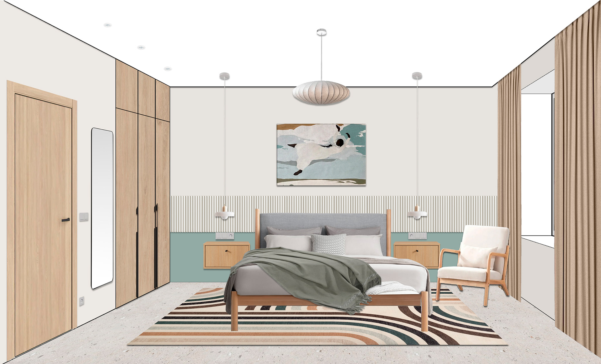 Family Apartment Interior 107sqm 丨Russia-27