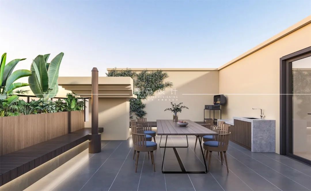 龙湖天钜上叠现代美式别墅丨青马别墅空间设计-78