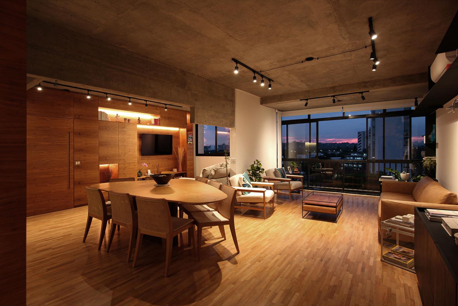 复古公寓现代化改造,打造温馨居住空间-1