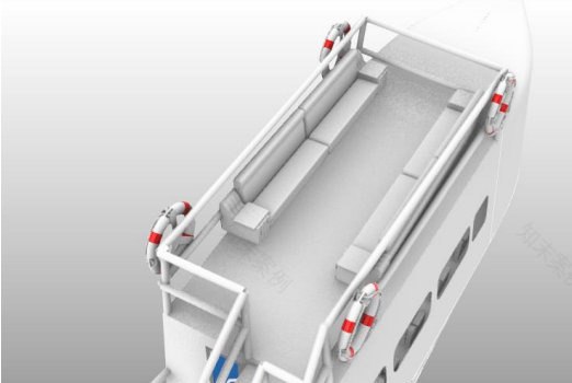 罗马尼亚多瑙河电动单体客船设计-10