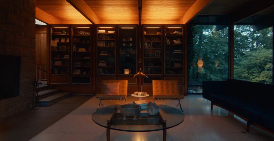 世界一隅|森林里的中世纪现代主义之家-48