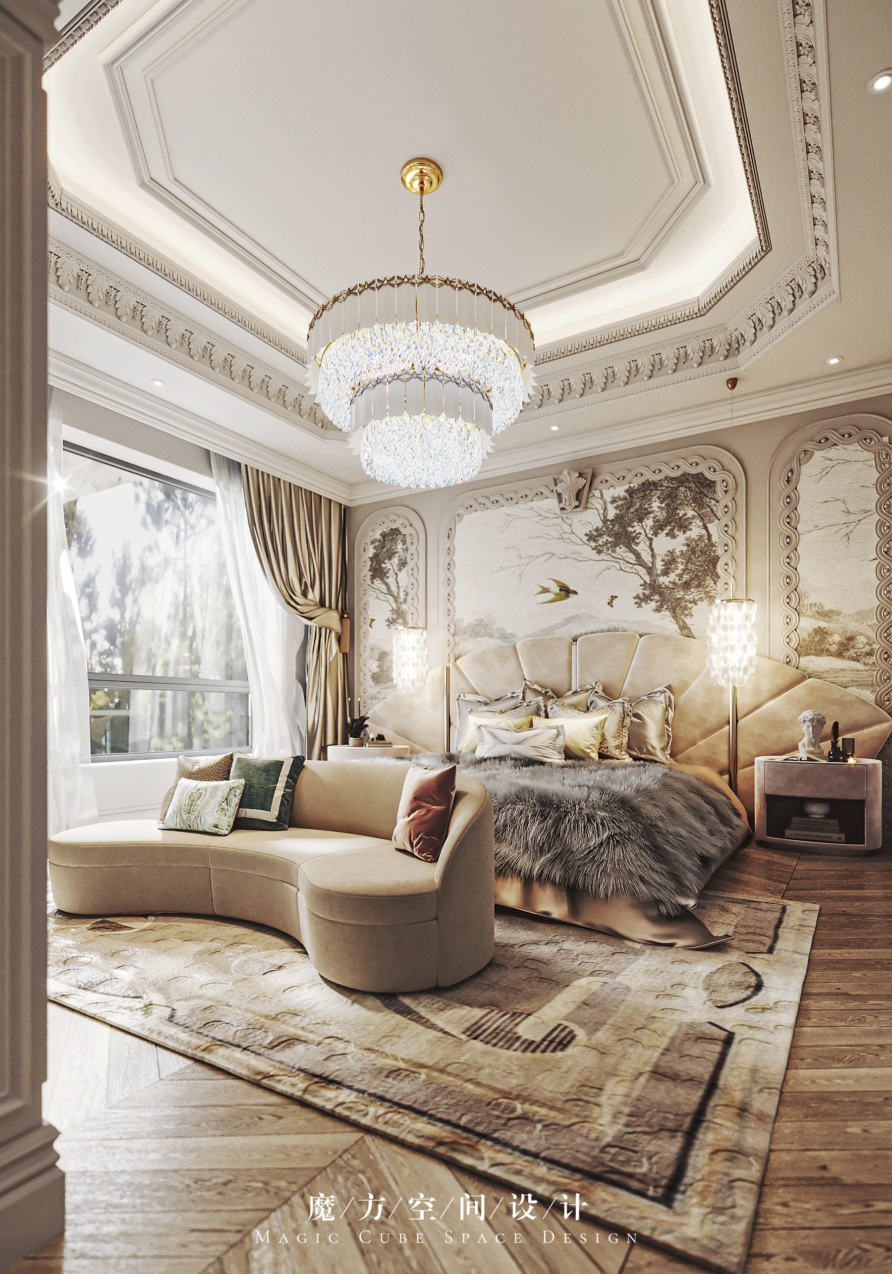 北京•法式复古别墅项目丨中国北京丨魔方空间设计-20