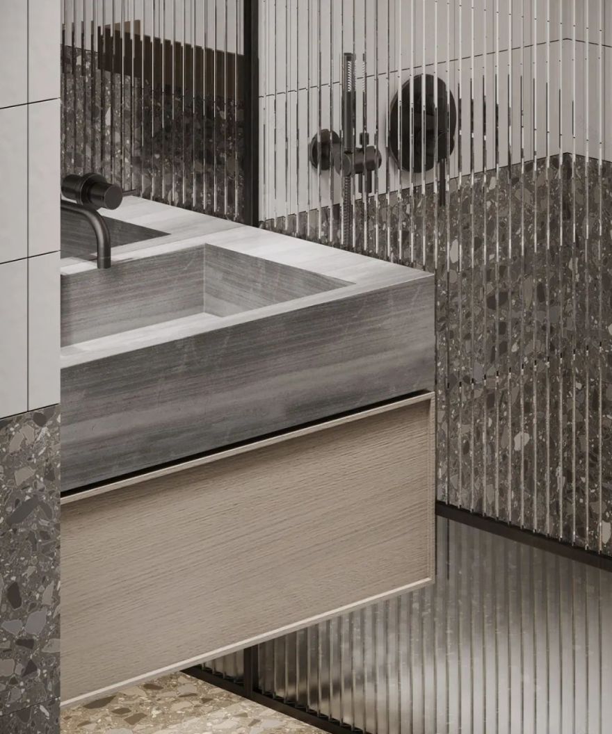 105㎡温润住宅,简约实木与大理石的完美结合-32